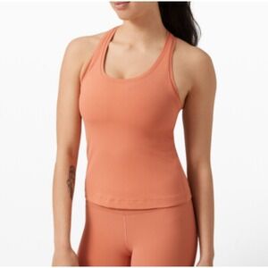 Lululemon Women's Cool Racerback Short Tank Cool-Rustic‎ Coral Small